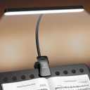 Glocusent Super Bright Eye-Caring Music Stand Light, Clip-on Piano Lamp with 3 Colors & 5 Brightness Levels, 57 LEDs, USB-C Rechargeable, Lasts up to 140 Hrs, Perfect for Piano & Sheet Music