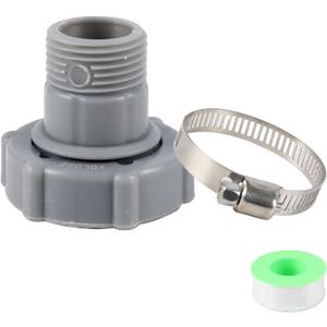 Pool Drain Fits For Coleman/Above Ground/Bestway Pools Id1.5-Inch Hose Adapter Drain Plug Connect To The Bottom Of The Pool Od1.0-Inch Connect To The Garden Pipe