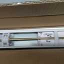 Lotus & Windoware Cordless Faux Wood Blind, Smooth, Bright White, Privacy Slats, Blinds for Indoor Windows, 38" Wide x 48" Long