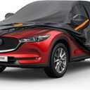 Kayme 7 Layers SUV Car Cover Custom Fit for Mazda CX-5 CX5 (2012-2025) Waterproof All Weather for Automobiles, Outdoor Full Cover Rain Sun UV Protection.Black