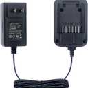 Kekepowtobat Compatible with Worx 20V Battery Charger, WA3742 Charger Compatible with Worx WA3525 WA3575 WA3520 WA3578 WA3016 WA3674 WA3669 20-Volt MAX Lithium Battery