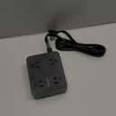 Power Strip Surge Protector, HANYCONY 5Ft Ultra Thin Flat Extension Cord with Multiple Outlets, 8 Widely Outlet Extender 4 USB Ports(2 USB C), 1080J Wall Mount for College Dorm Room Essentials Black