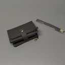 SENDEFN Small Wallet for Women Leather RFID Blocking Wristlet Wallet Credit Card Holder with Double Zipper Coin Purse Ladies Bifold Purse