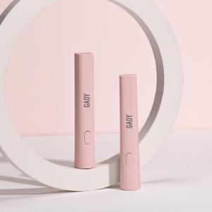 GAOY Handheld UV Light for Gel Nails, Mini Nail Lamp, Portable Cordless Rechargeable, Fast Curing, Pen Lamp Pink