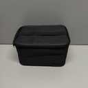 Cordless Heated Lunch Box, Smart Timer Automatic Heating Food Warmer for Adults, 5.5-Cup Portable Electric Lunch Container with Handheld Insulated BagDark Black