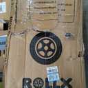 RollX Foldable Storage Wagon with 4 Balloon Wheels for Sand, Rear 13 Inch & Front 7 Inch Beach Tires (Pump Included) (Orange)