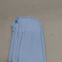 SPACEMATE Pencil Case Pouch Box Bag School Supplies Girls Boys Kids, Cute Preppy Stuff Large Big Capacity Aesthetic Pen Organizer, Back to College Stationary, Sky Blue, Heavy Duty Canvas, 1800ml