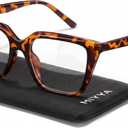miyya Blue Light Glasses for Women - Oversized UV & Blue Light Blocker Chunky Frames, Stylish Eyewear Access
