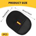 Pet Hair Remover Gloves - 2025 New Electrostatic Pet Hair Remover, Washable Reusable Double Sided Pet Grooming Gloves for Couch, Clothing,Furniture, Carpet, Car Seat (2 PCS)