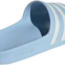 adidas Women's Adilette Aqua Slide Sandals (Blue) 11