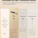 INIA 4-in-1 Eye Massager Tool Under Eye Red Light Therapy for Face, Eye Lift Depuffing Wand with Heat & Vibration for Dark Circles, Puffiness & Skin Firming Enhances Skincare Routine