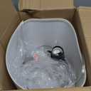 OYEARS 19 Boho Table Lamps Bedroom Living Room,Suitable for Small Space,Farmhouse Rattan Lamp Rustic Egg Design Resin Nightstand Bedside Lamps for Bedroom Living Room Office Study Rest Decor (Beige)