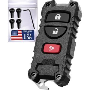 Dubbs Hardware Key Fob Cover for Nissan & Infiniti, Altima, 350Z, Maxima, Frontier, Pathfinder, Armada -Custom Fit 2003-2020