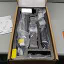 HUANUO TitanLift Heavy Duty Monitor Arm for Ultrawide Screens up to 49", Holds 40 lbs, Aluminum Ultrawide Screen Desk Mount, Fully Adjustable Single Monitor Mount with Dual C-Clamp, Max VESA 100x100