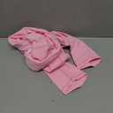 ABOCIW Workout for Women 1 Piece Gym Color Block Strappy Sports High Waist Tummy Control Leggings Yoga Pilates Outfits Athletic Work Out Clothes Pink, Large