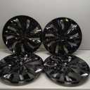 ABX Hubcap Wheel Covers Hub Caps 16 Inch Set of 4 Black Universal Wheel Rim Cover R16 Stylish Car Decor Wheel Covers for Toyota Camry Nissan Mazda
