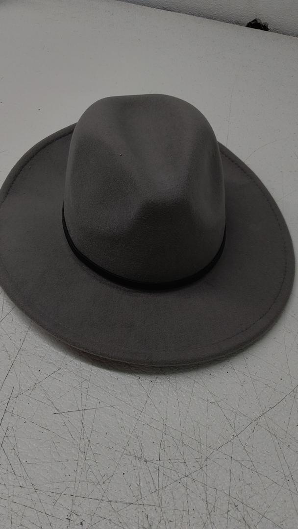 Wide Brim Fedora Hats for Women Men Two Tone Dress Hat Felt Panama Hat in Two Audlt Size (X-Small-Small)