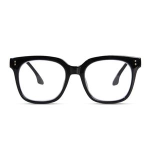 Avaeye Oversized Reading Glasses for Women Men Large Square Frame Readers Trendy Eyeglasses with Spring Hinges (Black, 1.5)