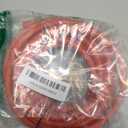 4 Gauge 4 AWG 15 Ft Red Power/Ground Wire Cable, True Spec Transparent Flexible Soft Touch Welding Battery Cable for Car Audio, Speaker, Solar, Marine, Generator, Automotive, RV