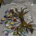 VEWOSTAR Metal Wall Art for Living Room Home Decor Colorful Leaves Wall Sculpture Tree of Life Handcrafted Wall Decor Hangings for Outdoor Indoor(25.5" W * 24.8" H)