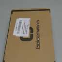 goldenwarm 10 Pack Cabinet Handles Matte Black Cabinet Pulls 3-3/4 Inch Hole Center Drawer Pulls Modern Bar Dresser Handles for Bathroom Kitchen Bedroom, Zinc Alloy