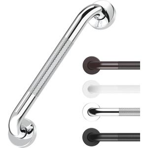 Anti Slip Grab Bars for Shower Polished Nickel
Textured Shower Grab Bars for Seniors, Holds up to 500LBs, Knurled Handicap Grab Bars for Wall, Concealed Screws, 12 Inch