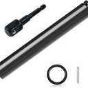 9/16"(14mm) Power Nut Driver, Nut Runner Hollow Socket with 1/4" Hex Shank,Fit Long Bolts and Ductwork Power Nut Driver for Overhead Fastening Applications Operations (6 Inch)