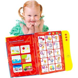 Preschool Learning Activities Book  Interactive ABC Sound Book, Toddler Learning Toy for Kids Ages 3+, Educational Alphabet Toy for Boys and Girls.