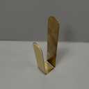 HUFEEOH Adhesive Hand Towel Holder, Kitchen Towel Hanger Towel Bars Wall Mounted, Stainless Steel Bath Towel Holder for Bathroom Hotel Kitchen (8 inch, Gold)