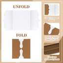 15 Pcs Small Trifold Poster Board Bulk 12 x 20 Inch Portable Trifold Posterboard Project Display Board Science Fair Foldable Presentation Cardboard for Photo Exhibition Meeting School(White)