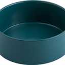 Green 8 in Dog Bowl Ceramic for Medium Large Sized Breed,Retrievers,7.6 Cups Non Slip Heavy Weighted Dog Food Water Dish,Durable Big Pet Bowl