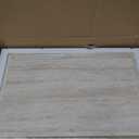 BUICCE Rectangular Decorative Serving Tray,Modern Travertine Large Coffee Table Tray