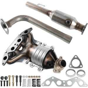 Front & Rear Catalytic Converter Kit Fit for 2001-2005 Honda Civic 1.7L