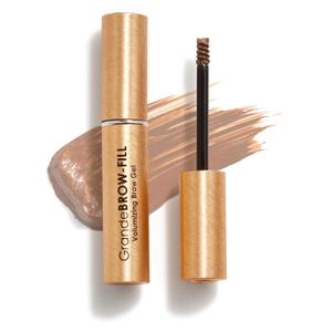 Grande Cosmetics GrandeBROW-FILL Volumizing Brow Gel, Tinted or Clear Eyebrow Mascara, Soft Flexible Hold, Water Resistant (2. Light)