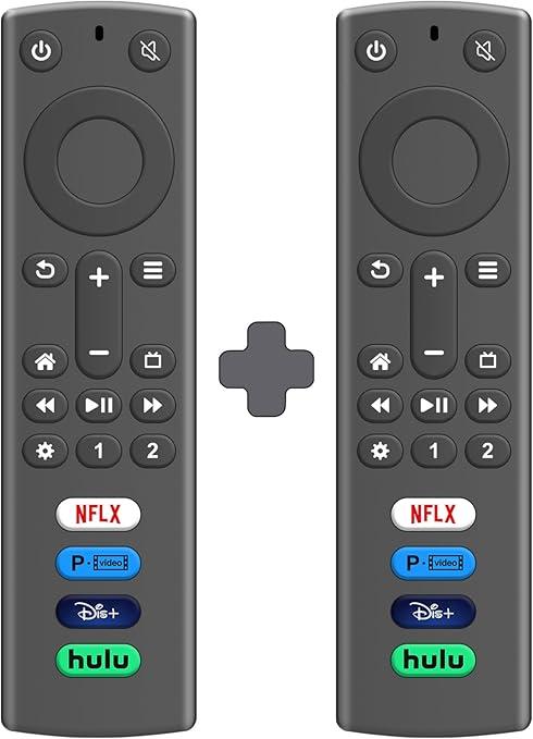Replacement Remote for All Fire Series, Fit for Stick 4K/4K Max(1st/2nd Gen),Stick(2nd/3rd Gen)/TV Cube (No Voice Control)