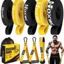 Resistance Bands, Heavy Duty Pull Up Resistance Band with Door Anchor, Handles, Exercise Bands for Working Out Men&Women, Ideal for Pull Up, Muscle Training, Physical Therapy, and Home Workouts