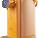 OCTAVO Water Boiler & Warmer 3 Liter, 304 Stainless Steel Water Tank, 800 Watt 6 Adjustable Water Temperature, LCD Touch Control Screen, Child Lock with Water Shortage Indicator, Orange