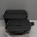 Heated Lunch Box,120W Electric Lunch Box for Adults with 1.5L 304 Stainless Steel Container, 12V/24V/110V Lonchera Eléctrica Portátil for Travel,Work,Car,Truck (Pure Black, 1.5L)