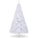 7Ft-Artificial-PVC-Christmas-Tree-W-Stand-Holiday-Season-Indoor-Outdoor-White