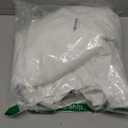 ROSERY No Hook Ruffle Shower Curtain with Snap in Fabric Liner Set, Ruched Vintage Farmhouse Shower Curtain for Bathroom with See Through Window, Ruffle Pattern, 71" W x 74" L