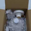 Socket Fan Light Ceiling Fans with Lights and Remote, Dimmable LED 3 Colors 3000K-6500K, 1556 Lumens Light Bulb Screw in Ceiling Fan for Bedroom, Kitchen, Living Room, Closet (White)