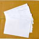 1000 PCS 7.5"x 5.5" Clear Self-Adhesive Packing List Envelopes - Plastic Shipping/Mailing Pouch Enclosed Bags for Packing Slips Invoice Label