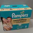 Pampers Swaddlers Diapers, Size 3 (13-26 lbs), 136 Count, Absorbent, Keeps Baby Dry and Comfortable, Skin Safe Disposable Baby Diaper 