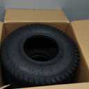 (2 Pack) 15x6.00-6 Lawn Mower Tubeless Tire, 15x6-6 Garden Tractor Lawnmower Tire, 4 Ply, Turf S Pattern