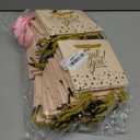 EQOREIIN Small Thank You Gift Bags 50pcs 5.5x2.5x4.7 Inches Small Gift Bags with Handles Bow Ribbon Pink Paper Bags for Party Favor, Mother's DayValentine's Day, Wedding, Baby Shower (Pink)