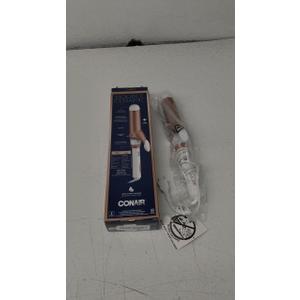 Conair Double Ceramic 1 1/2-Inch Curling Iron, 1  inch barrel produces soft waves  for use on medium and long hair (White)