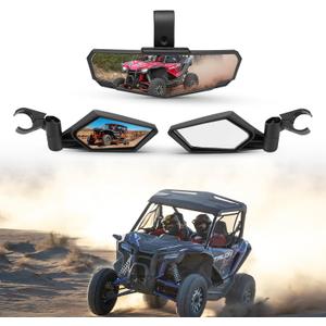 KIWI MASTER Rear View Center & Side Mirrors for 2019-2025 Honda Talon 1000R 1000X 1000X4 1000R4 Accessories Adjustable Folding Rear View Racing Mirror