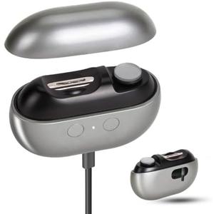 Electric Nail Clipper for Babies, Adults and Seniors, Baby Nail Clippers with Light and Built-in Nail Storage, Safe Baby Nail File and Electric Baby Nail Trimmer, Automatic Electric Nail File (Grey)