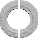 Ekena Millwork 10 5/8"OD x 5 3/4"ID x 1/2"P Claremont Ceiling Medallion, Two Piece (Fits Canopies up to 7")