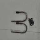 Solid Steel Curtain Holdbacks 2PCS, Antique Bronze | Quick Installation Hooks for Heavy Drapes | Solid Iron U-Shape Design